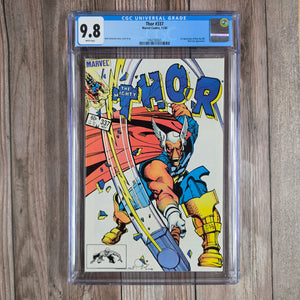 Thor #337 CGC 9.8 WP 1st appearance of Beta Ray Bill, a Korbinite alien worthy of picking up Mjolnir (cert 2021)