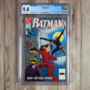 Batman #457 CGC 9.8 Debut of Tim Drake's new Robin costume Error edition (cert 7003)