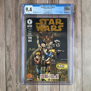 Star Wars: Jedi vs. Sith #1 CGC 9.4 WP 1st Appearance of Darth Bane, Dynamic Forces Gold Foil Edition 1st cover appearance of Darth Bane, COA 007* (Cert 4001)