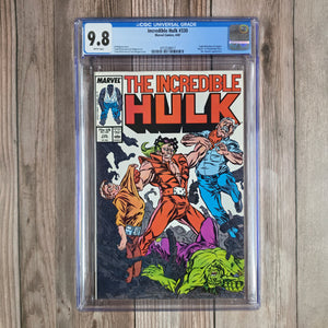 Incredible Hulk #330 CGC 9.8 WP Todd McFarlane Art Begins, Death of Thunderbolt Ross (Cert 8017)