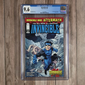 Invincible #61 CGC 9.6 WP 1st Appearance of Conquest, Conquest Part One LOW PRINT RUN (Cert 9005)
