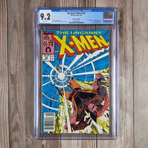 Uncanny X-Men #221 CGC 9.2 WP 1st Full Appearance of Mister Sinister, Marauders Appearance NEWSSTAND EDITION (Cert 0011) ``