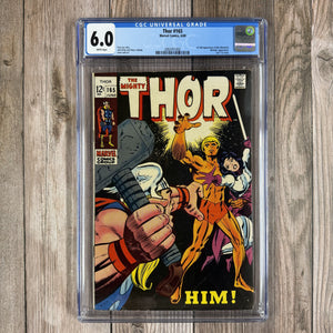 Thor #165 CGC 6.0 WP 1st full appearance of HIM, later named Adam Warlock (Cert 1002)