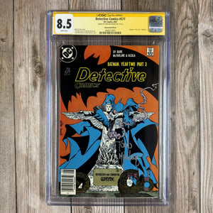 Detective Comics #577 CGC 8.5 WP, Newsstand Edition "Year Two" part 3 (Cert 3001)