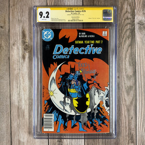 Detective Comics #576 CGC 9.2 WP SS Signed by Todd McFarlane, Newsstand Edition "Year Two" part 2 (Cert 3002)