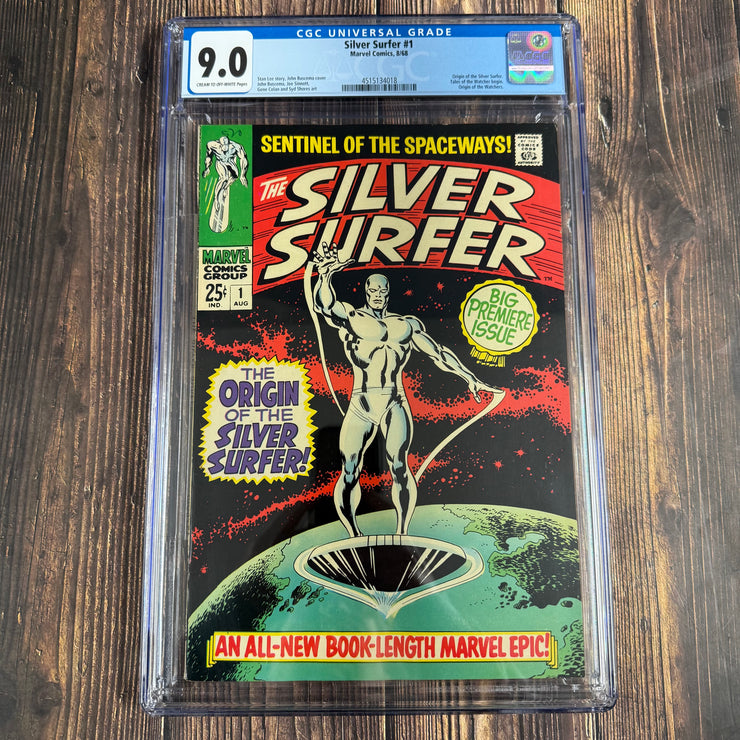 Silver Surfer #1 CGC 9.0 First solo ongoing Silver Surfer series *Trade Avail.