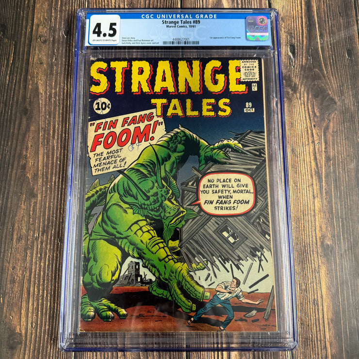 Strange Tales #89 CGC 4.5 1st appearance of Fin Fang Foom *Trade Avail.