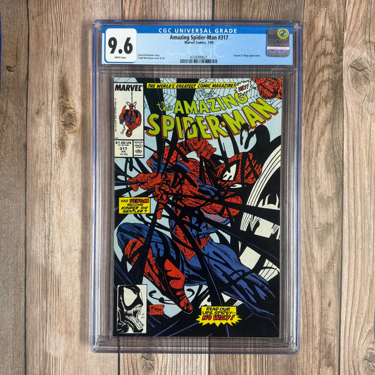 Amazing Spider-Man #317 CGC 9.6 WP 4th Venom Appearance McFarlane Cover Montauk Showdown