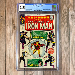 Tales of Suspense #57 CGC 4.5 WP 1st appearance and origin of Hawkeye (Cert 2006)