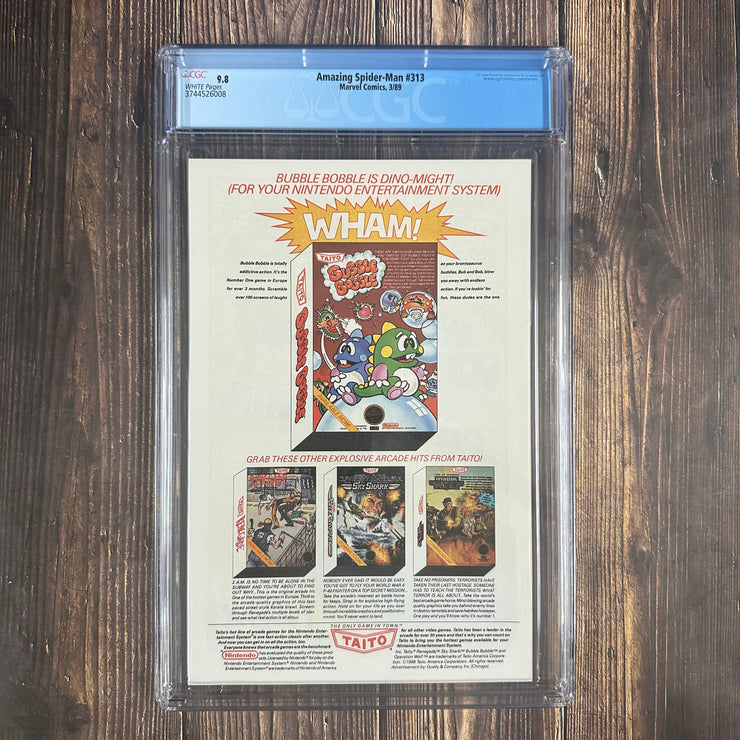 Amazing Spider-Man #313 CGC 9.8 WP CLASSIC Cover Art by Todd McFarlane