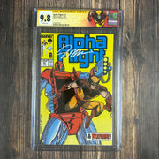 Alpha Flight #53 CGC 9.8 WP Custom Label, SS Signed by Jim Lee, 1st Published Cover Art by Jim Lee