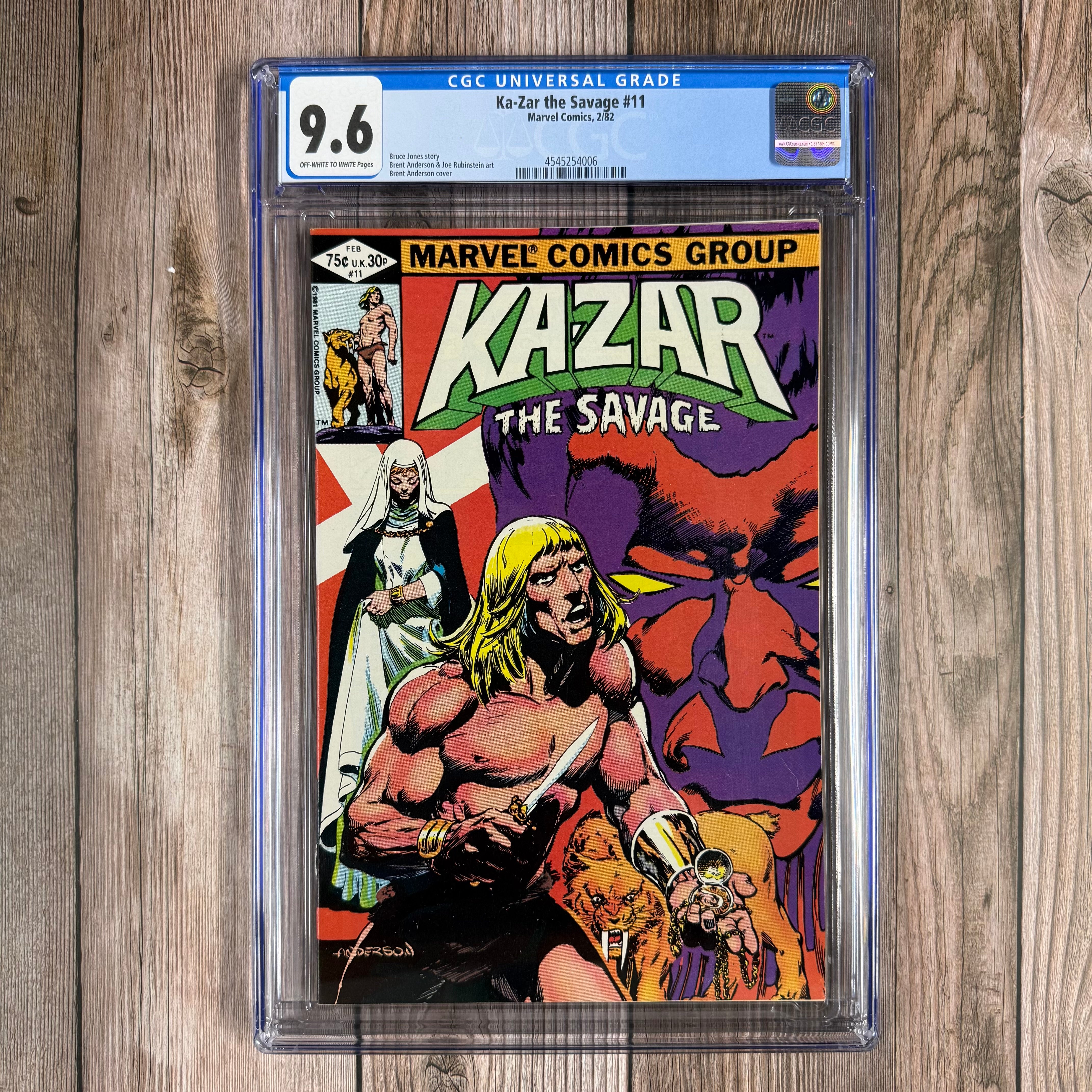 Ka-Zar the Savage #11 CGC 9.6 1st Appearance of Belasco, Origin of
