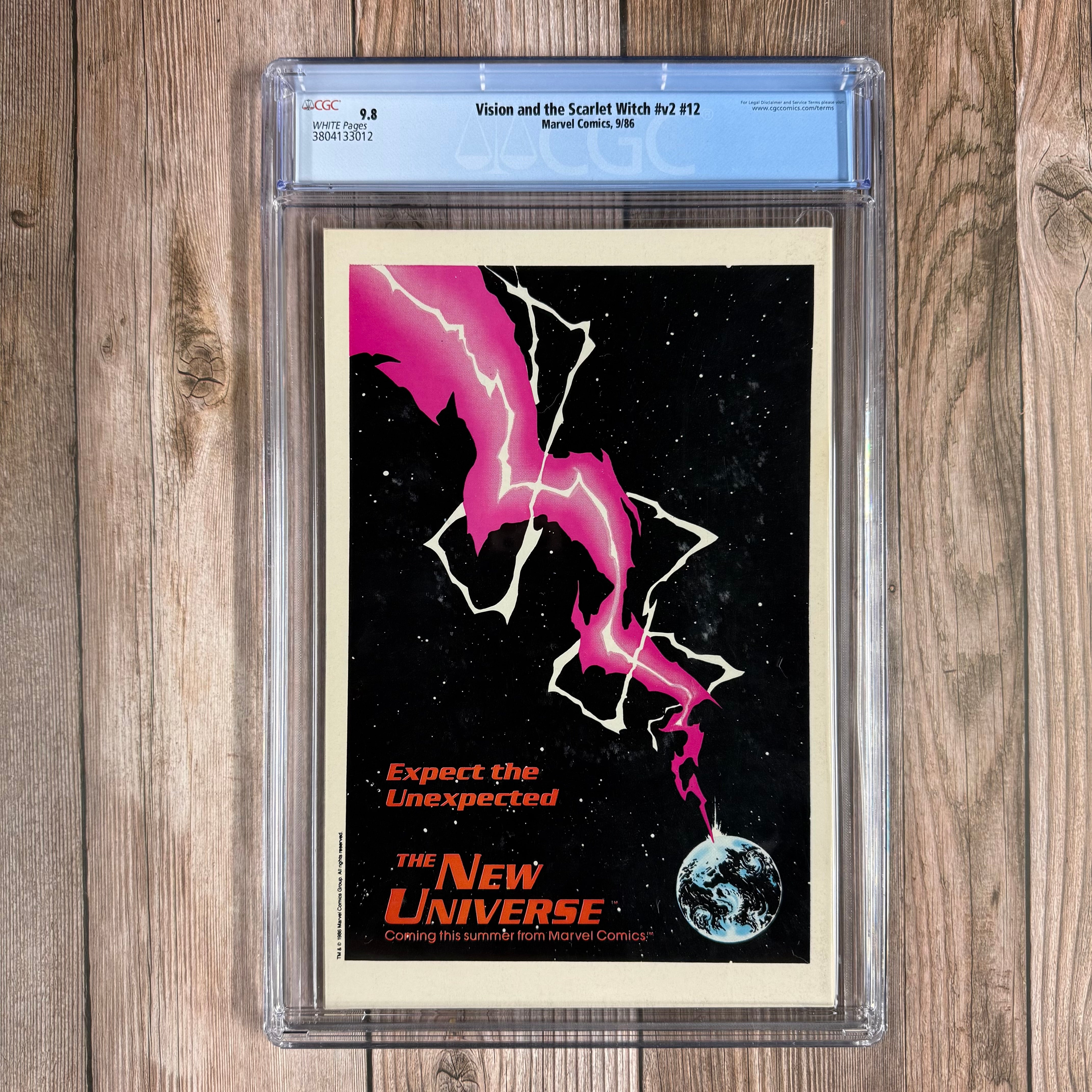 Vision and the Scarlet Witch #12 CGC 9.8 WP 1st Appearance of Billy Ka ...