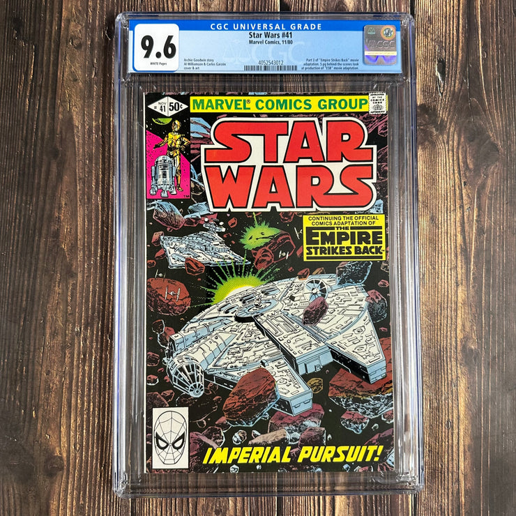 Star Wars #41 CGC 9.6 WP, 1st cameo app of Yoda, in shadows