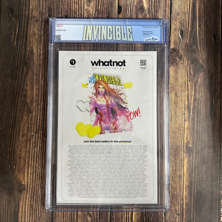 Invincible #2 CGC 9.8 Cert 6002, Whatnot Gold Edition