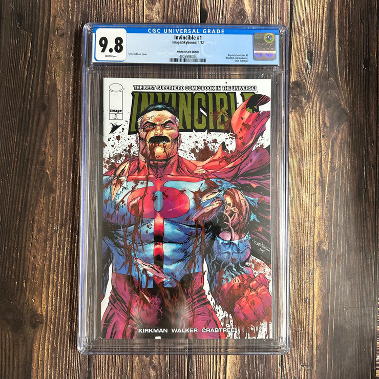 Invincible #1 CGC 9.8 Cert 8004, Whatnot Gold Edition