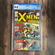 X-Men #9 CGC 4.0 1st app of Lucifer, 1st Battle of the X-Men and the Avengers