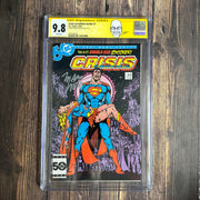 Crisis on Infinite Earth #7 CGC 9.8 Signed by Marv Wolfman