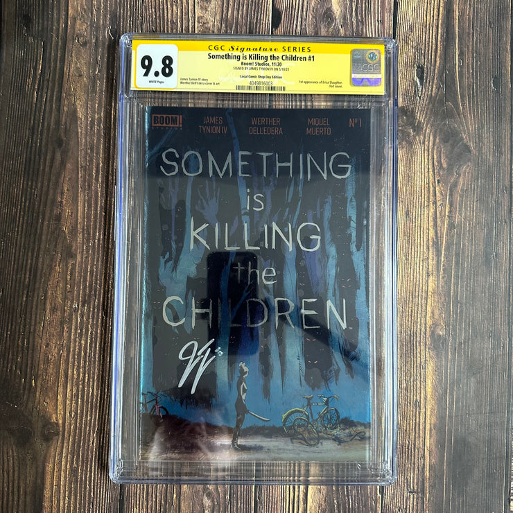 Something is Killing the Children CGC 9.8 Signed by James Tynion IV, LCSD