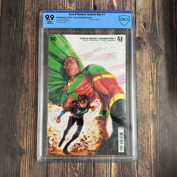 Icon & Rocket: Season One #1 CBCS 9.9 Doug B. Variant!