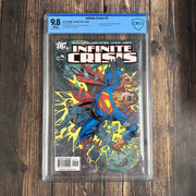 Infinite Crisis #5 CGC 9.8 Variant Cover art by George Perez!