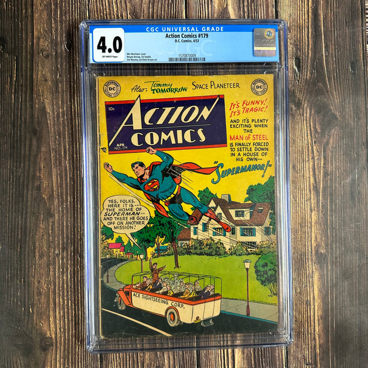 Action Comics #179 CGC 4.0  Cover art by Win Mortimer