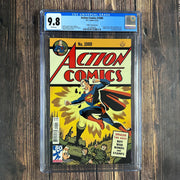 Action Comics #1000 CGC 9.8 WP, 1940's Variant Cover by Michael Cho, 1st appearance of Rogol Zaar