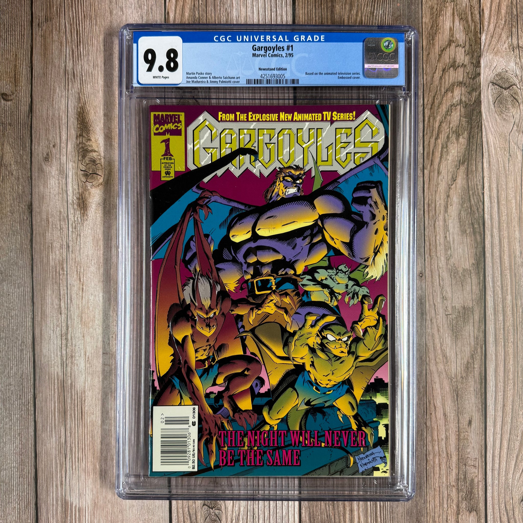 Gargoyles #1 CGC WP 1st Appearance of Disney's Gargoyles and