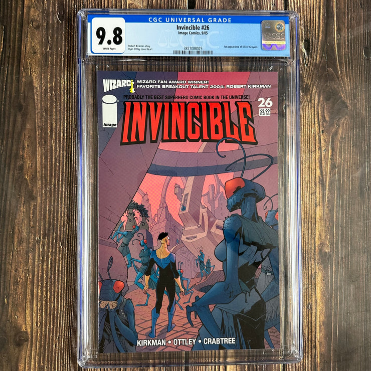 Invincible #26 CGC 9.8 1st app of Kid Omni-Man