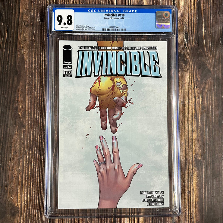 Invincible #110 CGC 9.8 Controversial rape issue