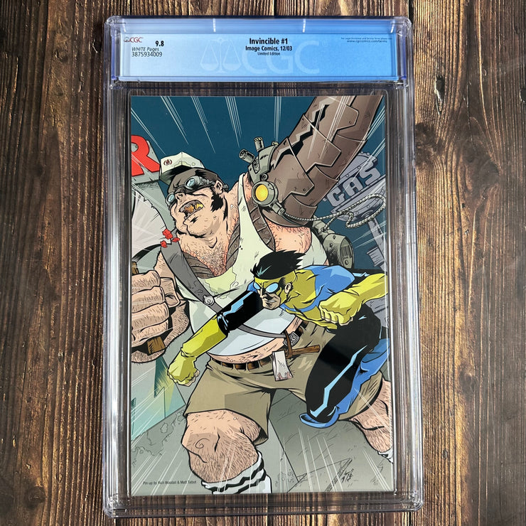 Invincible #1 CGC 9.8 Larry's Limited Edition, limited to 1,000 copies