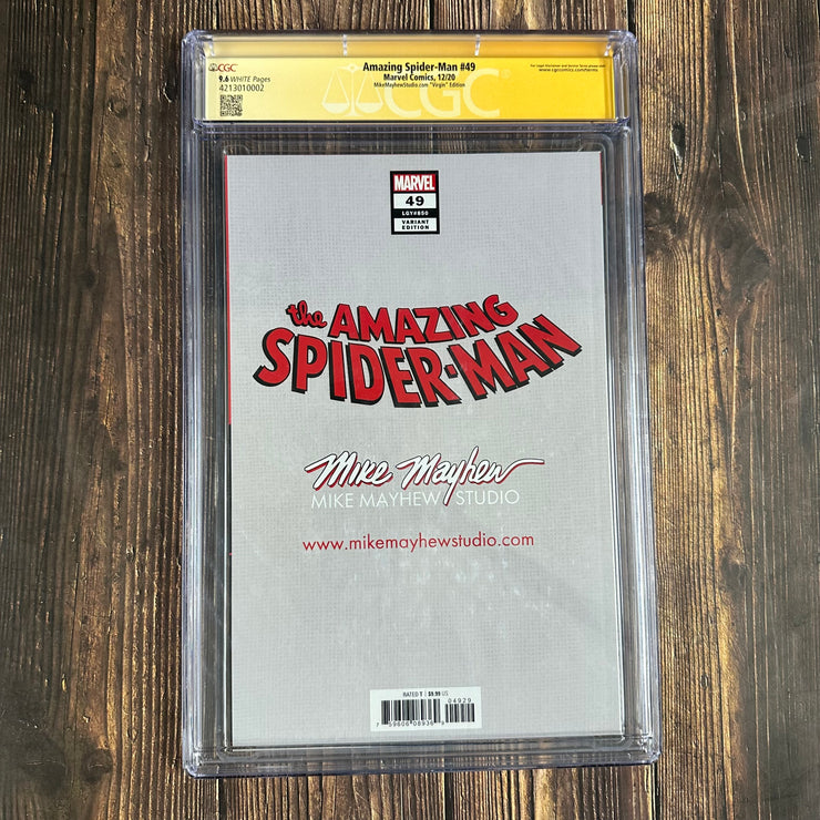 Amazing Spider-Man #49 CGC 9.6 Signed & Sketch by Mike Mayhew