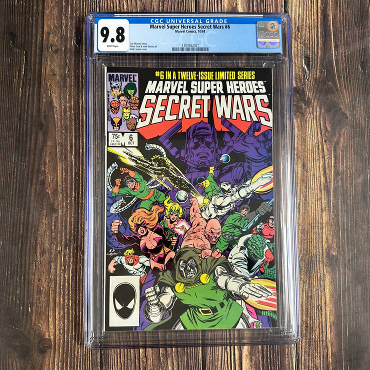 Marvel Super Heroes Secret Wars #6 CGC 9.8 WP, 1st cameo app of the 2nd Spider-Woman