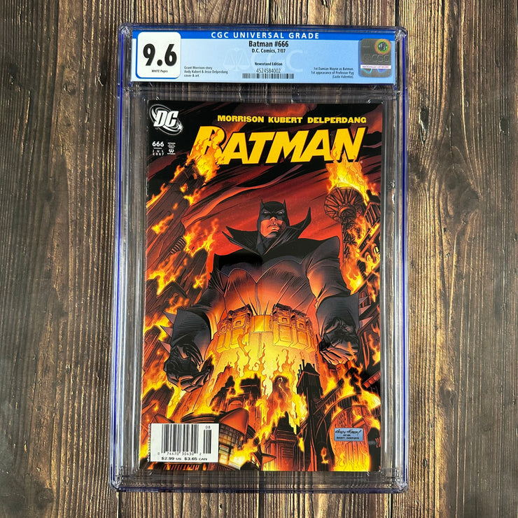 Batman #666 CGC 9.6 WP 1st appearance of Bat-Devil, 1st cameo of Professor Pyg and Flamingo, NEWSSTAND EDITION
