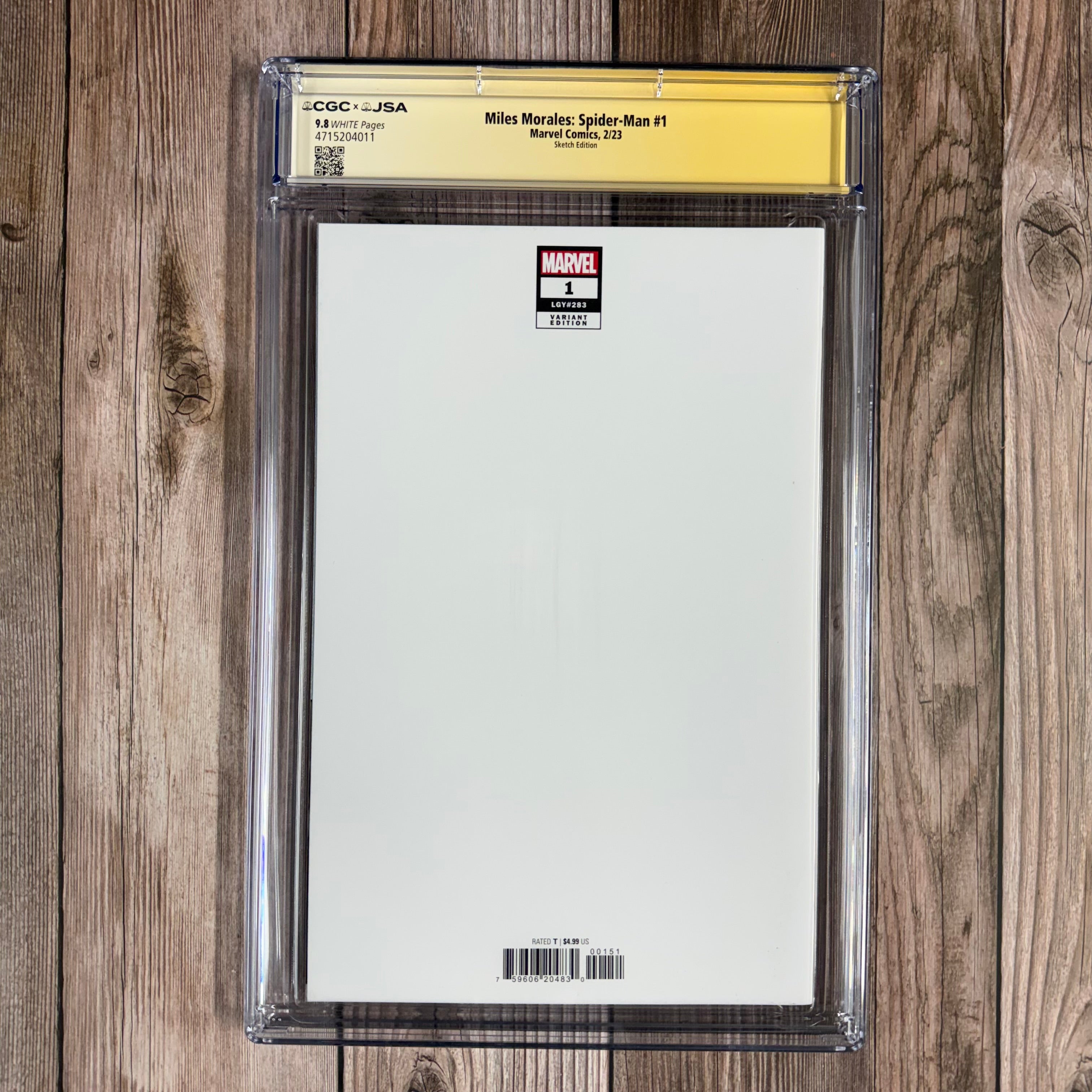 Miles Morales: Spider-Man #1 CGC 9.8 WP Authenticated Signature of