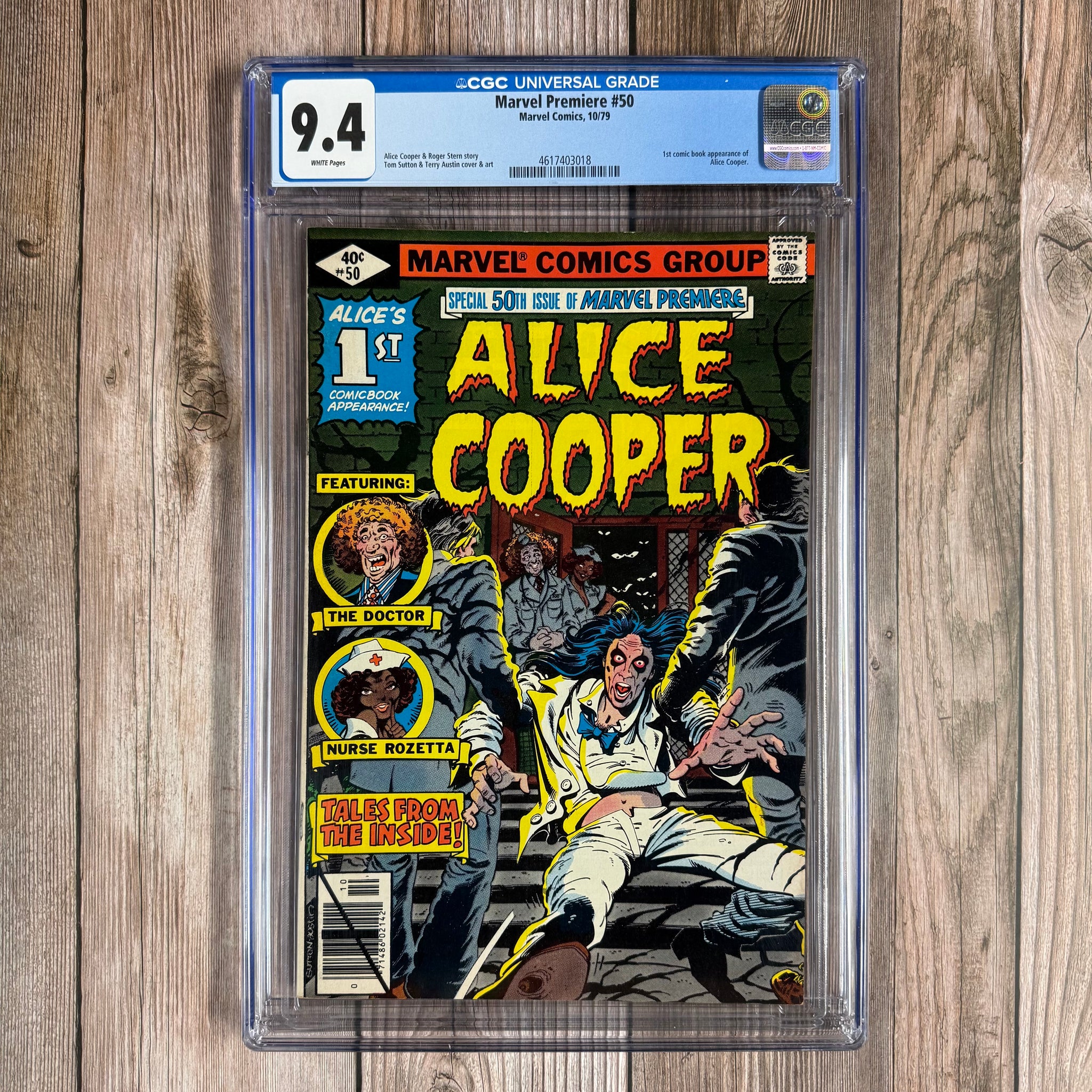 Marvel Premiere #50 CGC 9.4 WP 1st Appearance of Alice Cooper