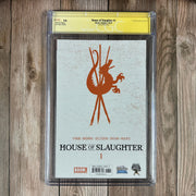 House of Slaughter #1 CGC 9.8 WP SS Signed & "6/15" by Zoe Lacchei, Lacchei Sketch Cover, Yellow Snow Comics & Slab City Comics exclusive "Virgin" cover, 1st appearance of Jace Boucher (BW-006)