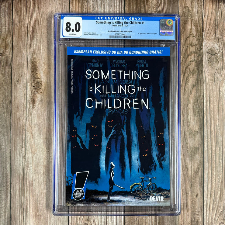 Something Is Killing the Children #1 CGC 8.0 Brazil Free Comic Book Day