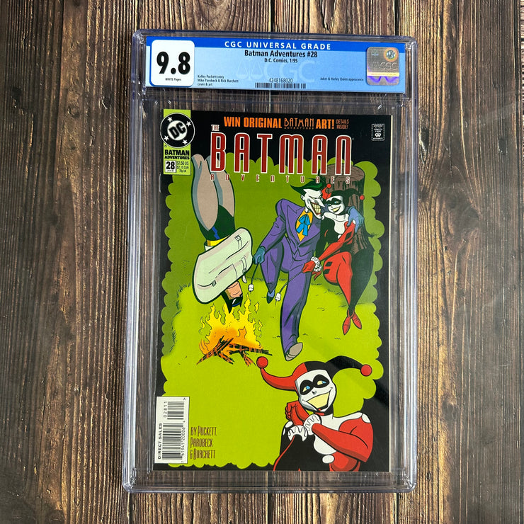 Batman Adventures #28 CGC 9.8 WP,4th appearance of Harley Quinn