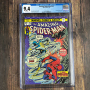 Amazing Spider-Man #143 CGC 9.4 WP, 1st app of Cyclone, 1st kiss of Peter & MJ