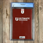 Ultimate Wolverine #1 CGC 9.8 Bermejo Variant 1:100 Premiere issue