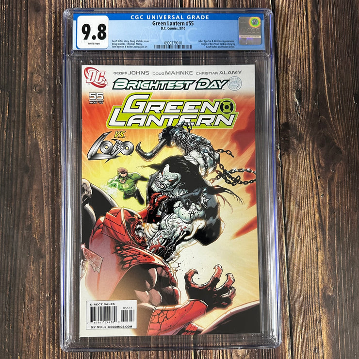 Green Lantern #55 CGC 9.8 Origin of Dex-Starr backup story