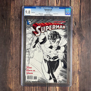 Superman #32 CGC 9.8 Wraparound Sketch Cover