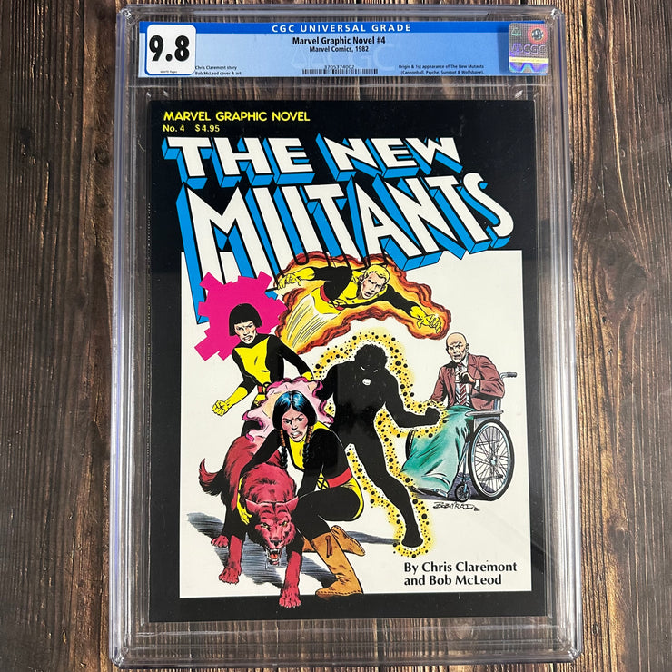 Marvel Graphic Novel #4 CGC 9.8 1st team app of New Mutants