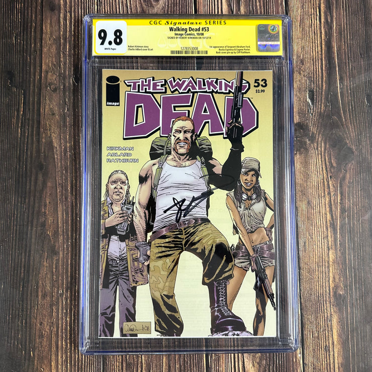 Walking Dead #53 CGC 9.8 Signed by Robert Kirkman