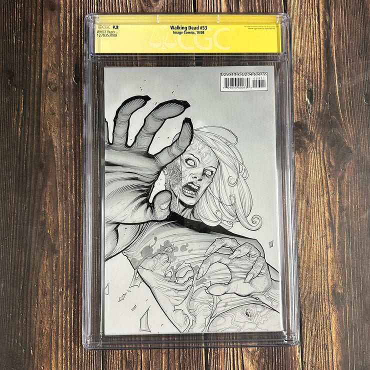 Walking Dead #53 CGC 9.8 Signed by Robert Kirkman