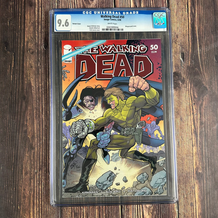 Walking Dead #50 CGC 9.6 Variant cover by Erik Larsen