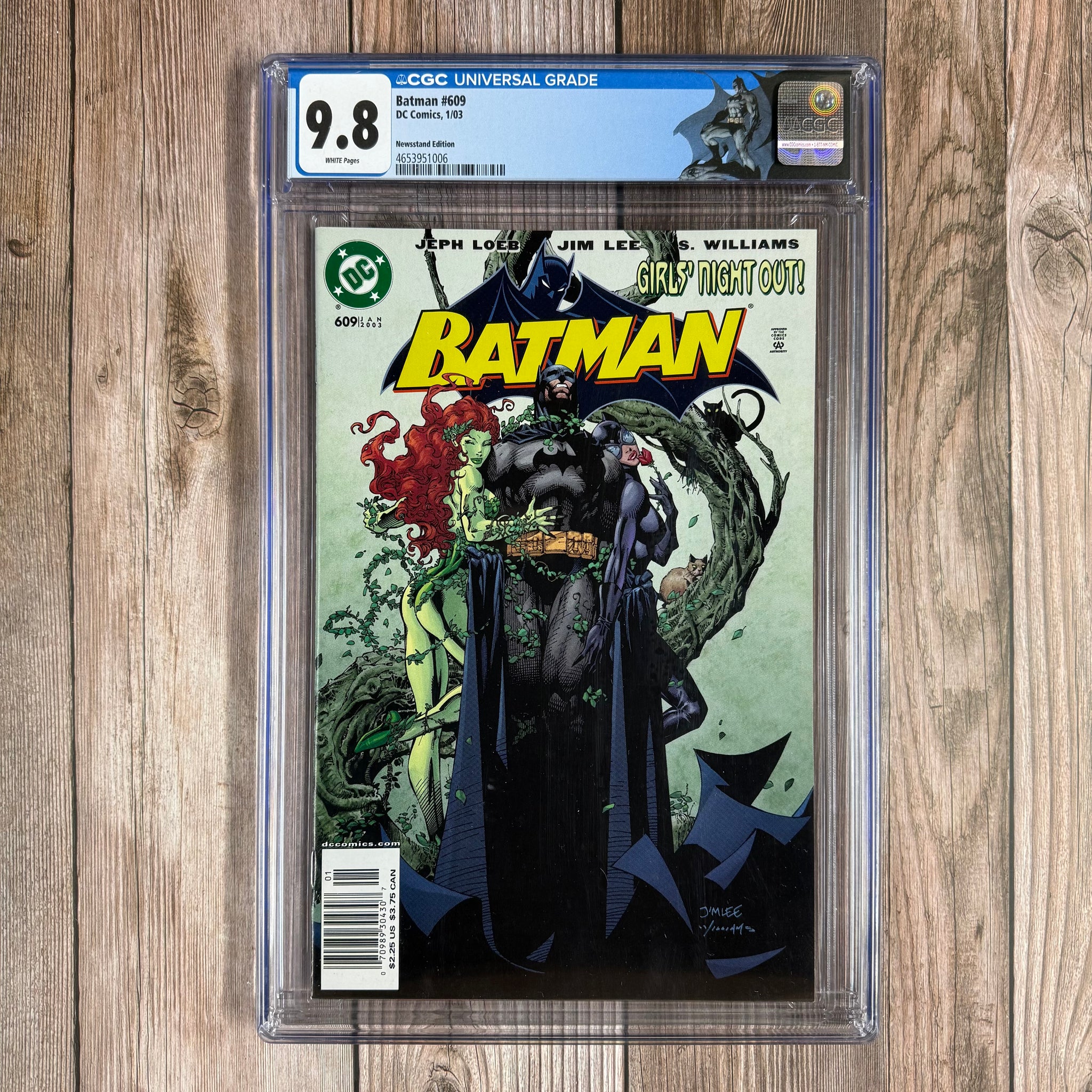 Batman #609 CGC 9.8 WP Custom Label, 1st Appearance of Tommy