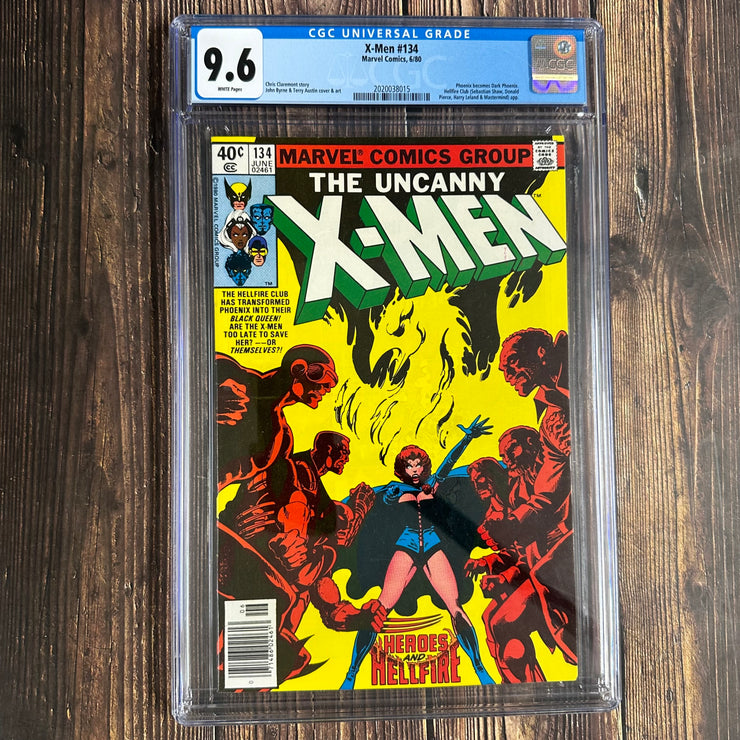 X-Men #134 CGC 9.6 WP, Newsstand, Jean Grey becomes the Dark Phoenix