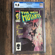 New Mutants #25 CGC 9.8 WP, 1st cameo app of Legion